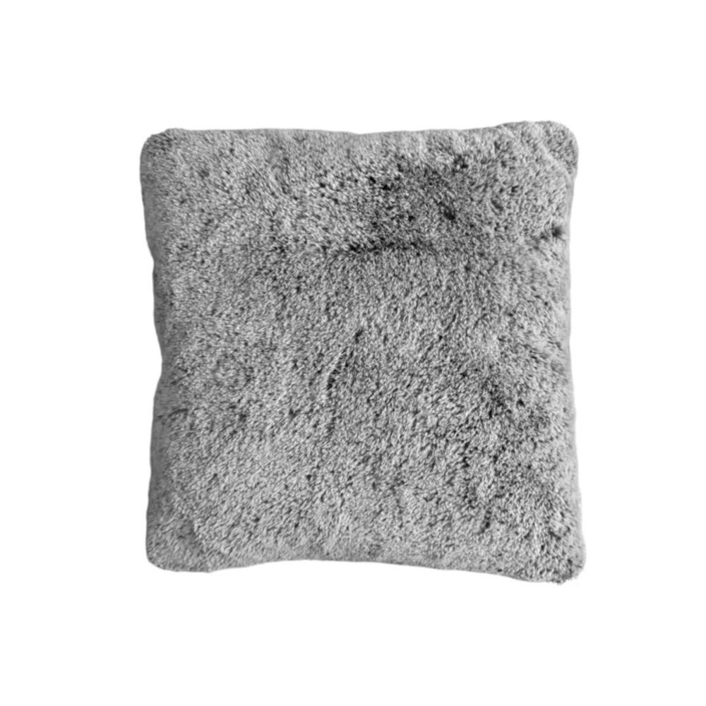 TARGET 12” x 12” Grey Faux Fur Pillow